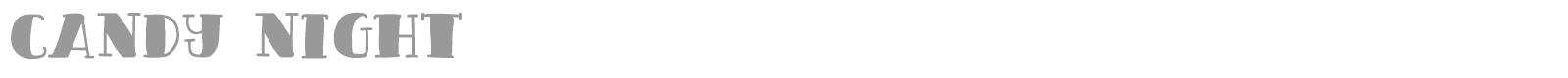 Candy Night font preview